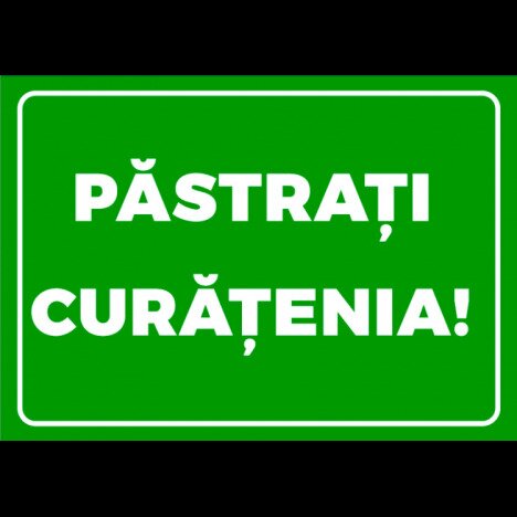 Indicator verde pastrati curatenia